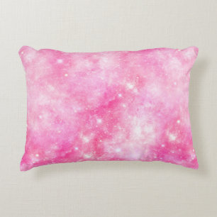 Rosa Galaxy Universe Prydnadskudde