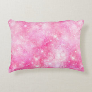 Rosa Galaxy Universe Prydnadskudde