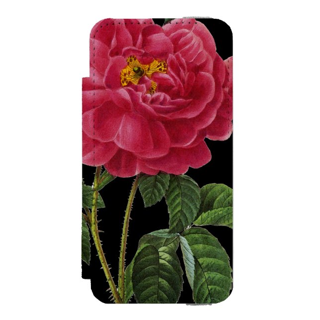 Rosa Gallica Incipio iPhone Wallet Skal (Folio Framsidan)