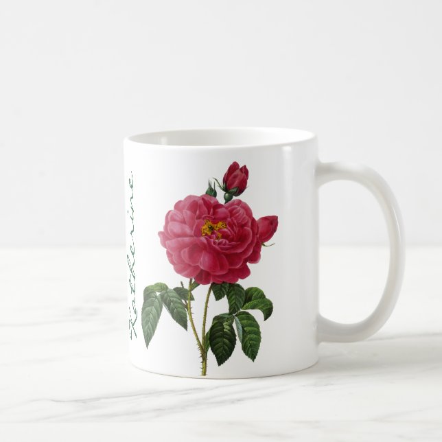 Rosa Gallica Kaffemugg (Höger)