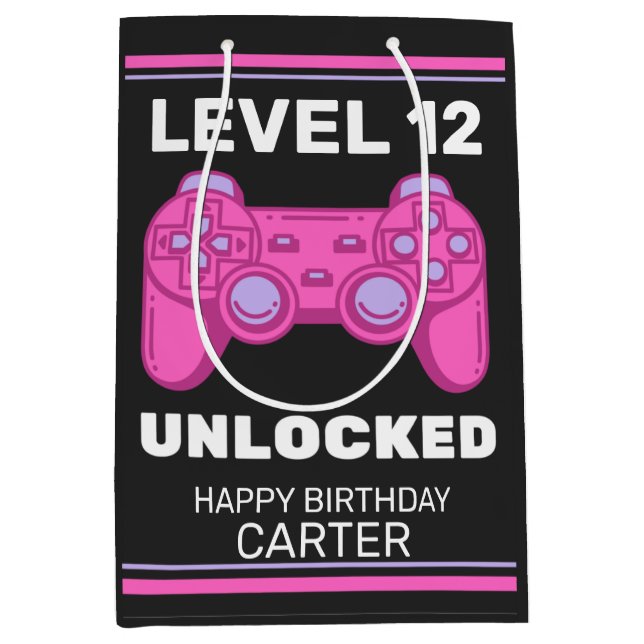 Rosa Game Controller-Personlig på födelsedagen (Framsidan)