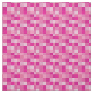 Rosa Gamer för Pixelated mönster   Tyg