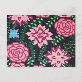 Rosa Garden Art Vykort