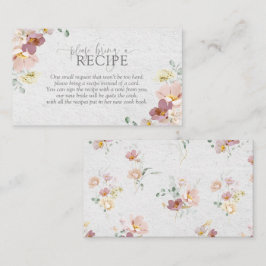  Rosa Garden Flowers, ta emot ett recept Tilläggskort