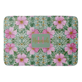 Rosa Garden Mosaic Bath Mat Badrumsmatta