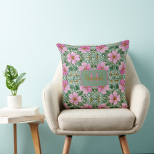 Rosa Garden Mosaic Dekorativ kudde