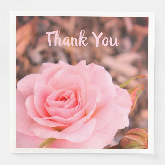 Rosa Garden Ro Pappersservett (Framsida)