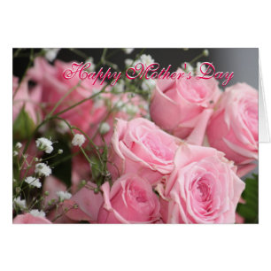 Rosa Garden Ro Skriv ut Hälsningskort