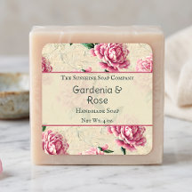 Rosa Gardenias Tvål Kosmetik