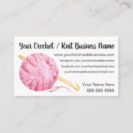 Rosa garnvirkning visitkort