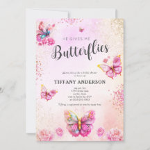 Rosa Ge Me Butterflies Möhippa