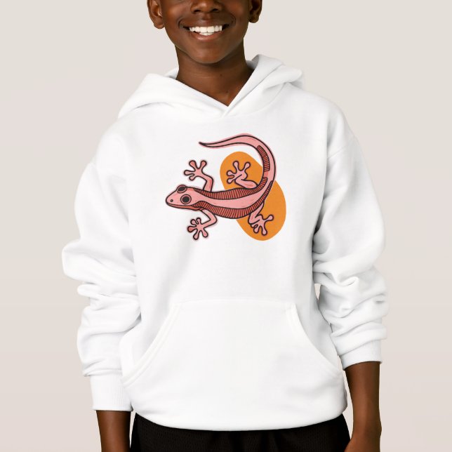 Rosa Gecko Barn  T Shirt (Framsida)