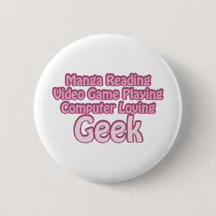 Rosa Geek Knapp