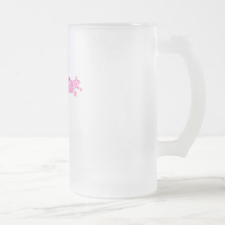 Rosa Geekette Frostat Ölglas
