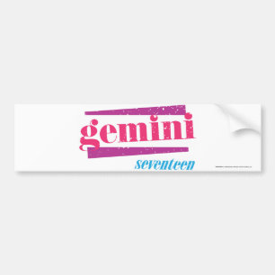 Rosa Gemini Bildekal