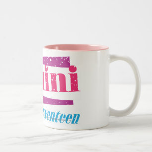 Rosa Gemini Två-Tonad Mugg