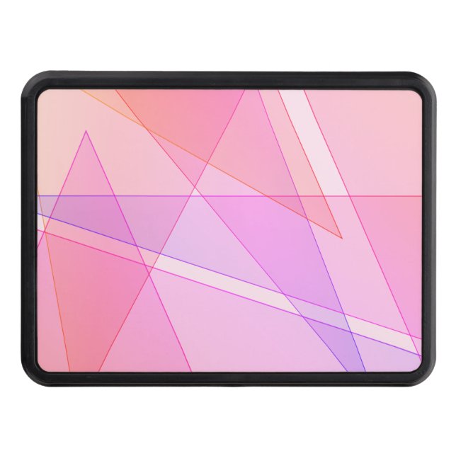 Rosa Geometric Dragkroksskydd (Framsidan)