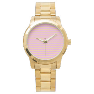 Rosa geometrisk armbandsur