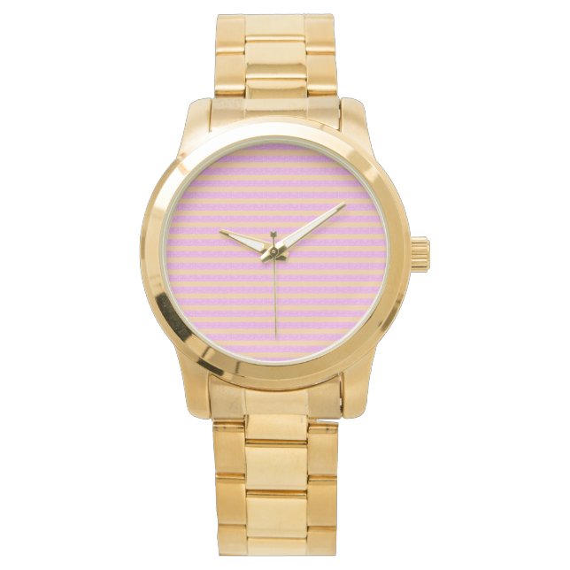 Rosa geometrisk  armbandsur (Framsida)