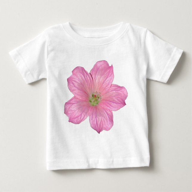 Rosa Geranium T-shirt (Framsida)
