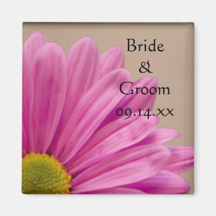 Rosa Gerber Daisy Bröllop Magnet
