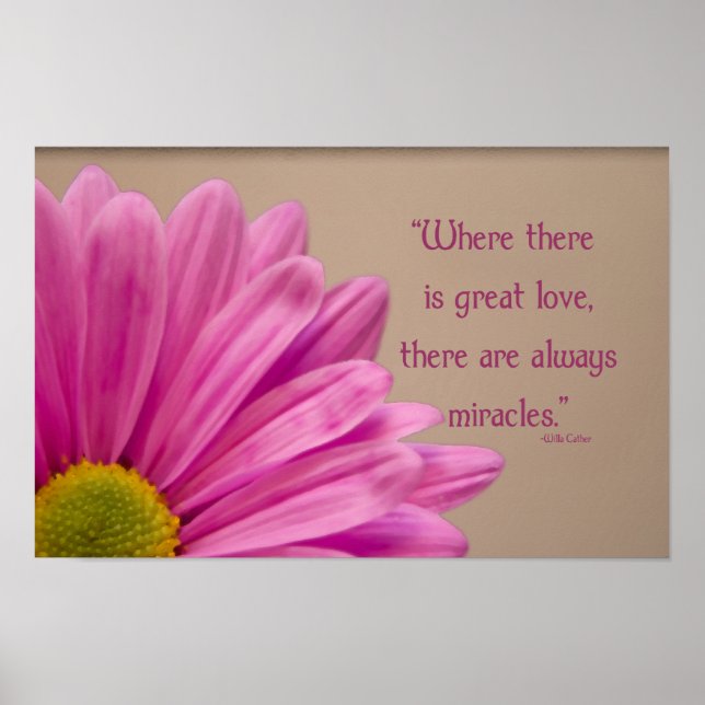 Rosa Gerber Daisy Miracles Poster (Framsidan)