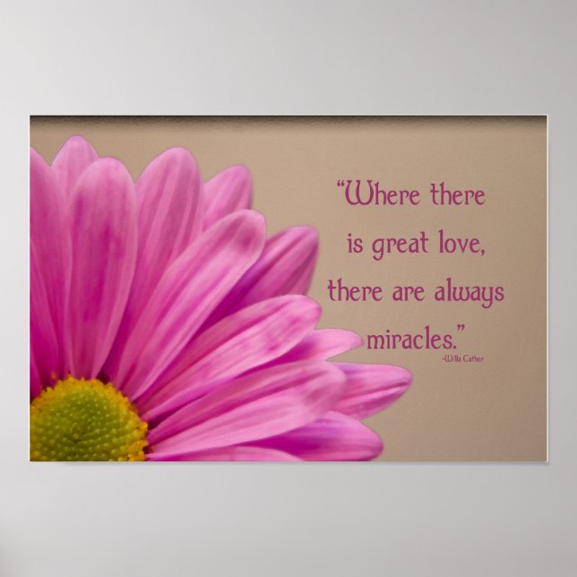 Rosa Gerber Daisy Miracles Poster (Framsidan)