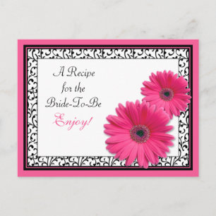 Rosa Gerber Daisy Möhippa Recept Card Vykort
