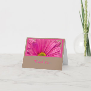 Rosa Gerber Daisy på Tan Tack Kort