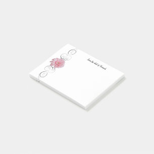 Rosa Gerber Daisy Personlig Notes Post-it Block