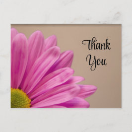 Rosa Gerber Daisy Tack Vykort