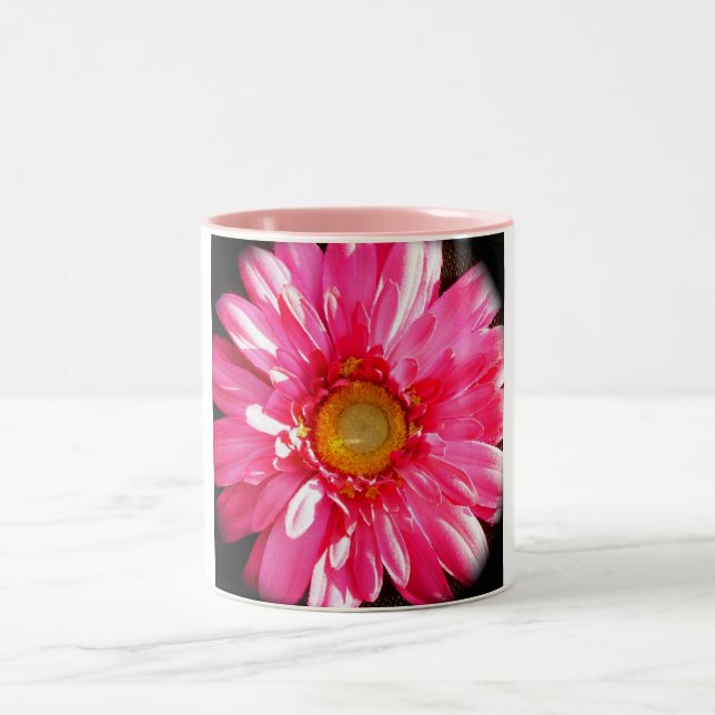 Rosa Gerber daisymugg Två-Tonad Mugg (Center)