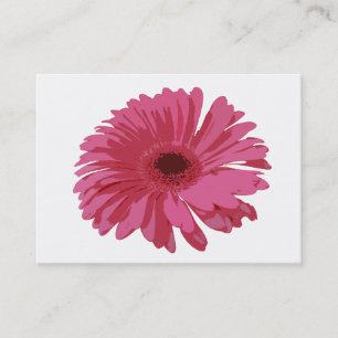 Rosa Gerbera CO ACEO Visitkort