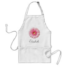 Rosa Gerbera Daisy Apron