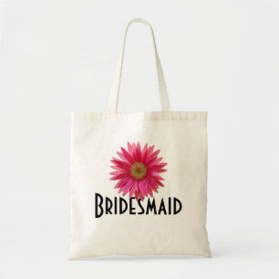 Rosa Gerbera Daisy/Bröllop Tygkasse
