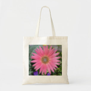 Rosa Gerbera Daisy Budget Tote Tygkasse