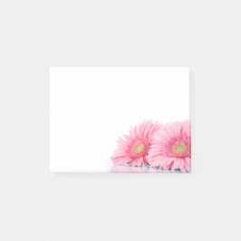 Rosa Gerbera Daisy Elegant Fotography Post-it Block