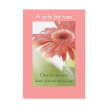 Rosa Gerbera Daisy Gift Certificate