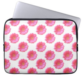 Rosa gerbera daisy laptop fodral