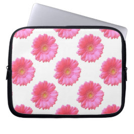 Rosa gerbera daisy laptop sleeve