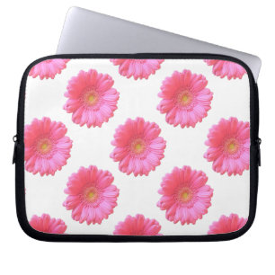 Rosa gerbera daisy laptop sleeve