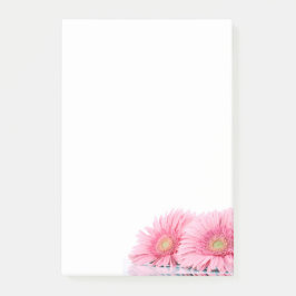 Rosa Gerbera Daisy Snyggt Fotography Post-it Block