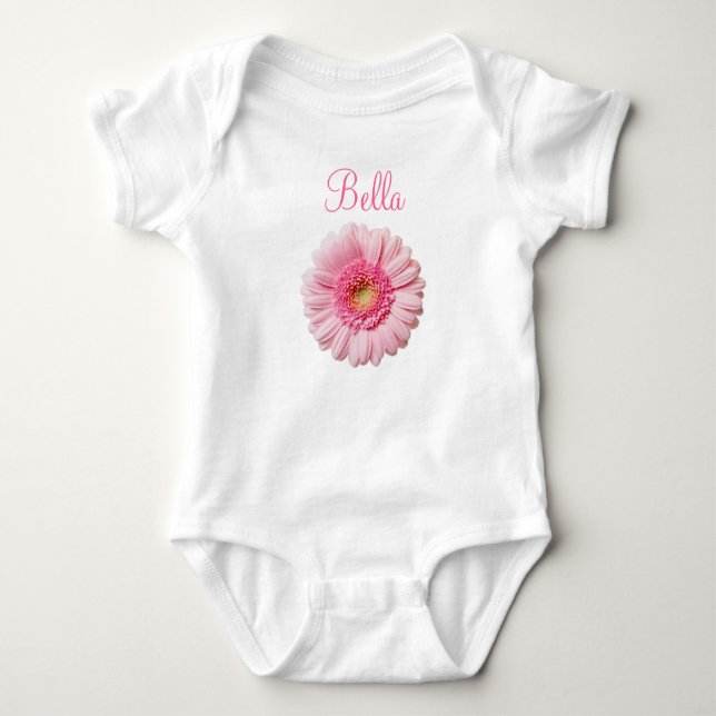 Rosa Gerbera Daisy T-shirt (Framsida)