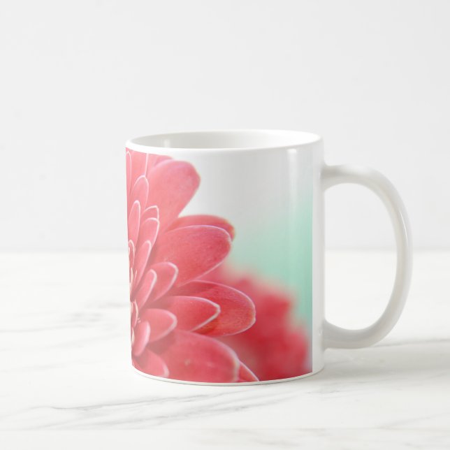 Rosa Gerbera Kaffemugg (Höger)