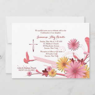Rosa Gerbera-Religiösans inbjudan