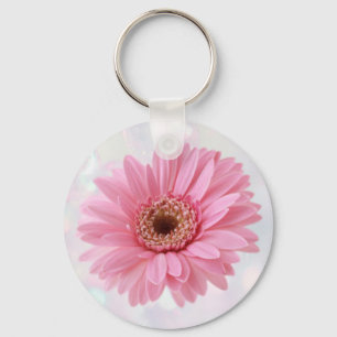 Rosa Gerberadaisy Keychain Nyckelring