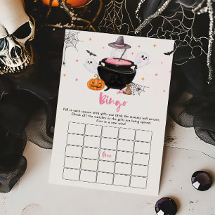 Rosa Ghost Baby är BreBaby Shower Bingo Game