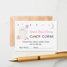 Rosa Ghost Halloween gissar hur många spel Tilläggskort