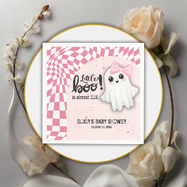 Rosa Ghost Little Boo är nästan tack vare Baby Sho Pappersservett