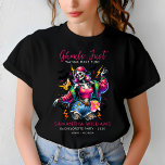Rosa Ghouls Hallowen Bachelorette Party T Shirt<br><div class="desc">Få redo att fira i stil med vår Rosa Ghouls Halloween Bachelorette Party T-Shirt! Den här roligten och den här festskjortan har en djärv perfekt för rosans design för den brud som ska skaka och hennes grupp av själar. Vare sig du slår till i stan eller har en spooky kväll...</div>